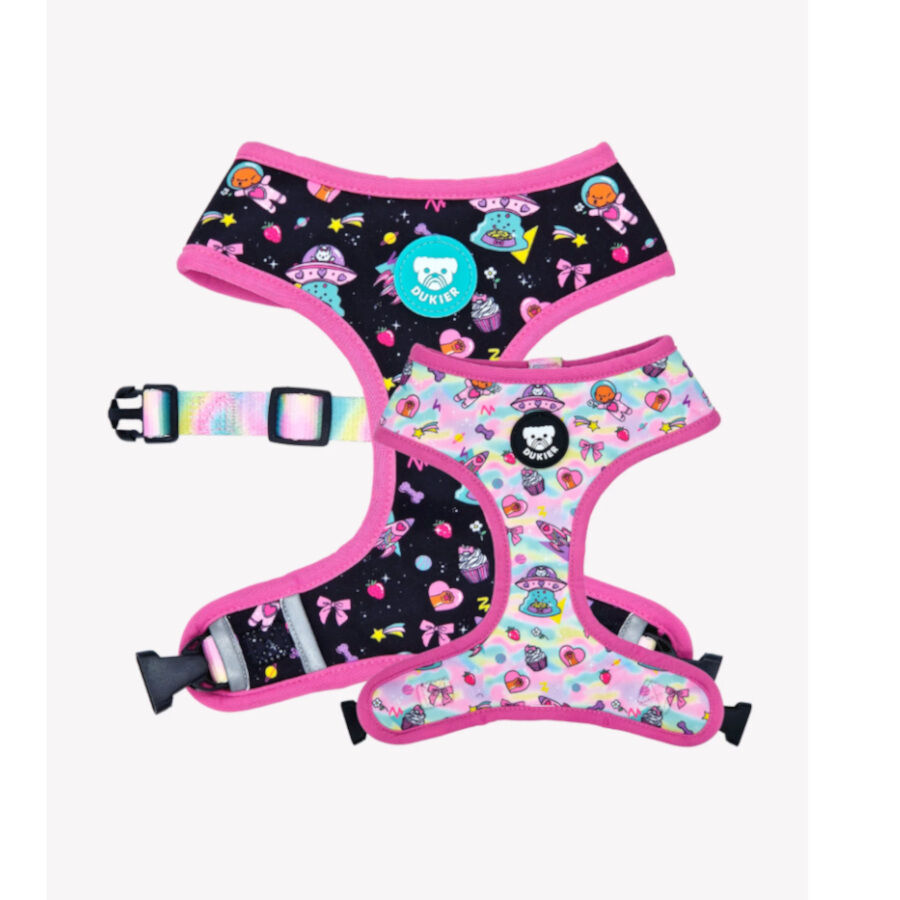 Dukier Pink Galaxy Arn&eacute;s Reversible para perros, , large Imagen numero 1